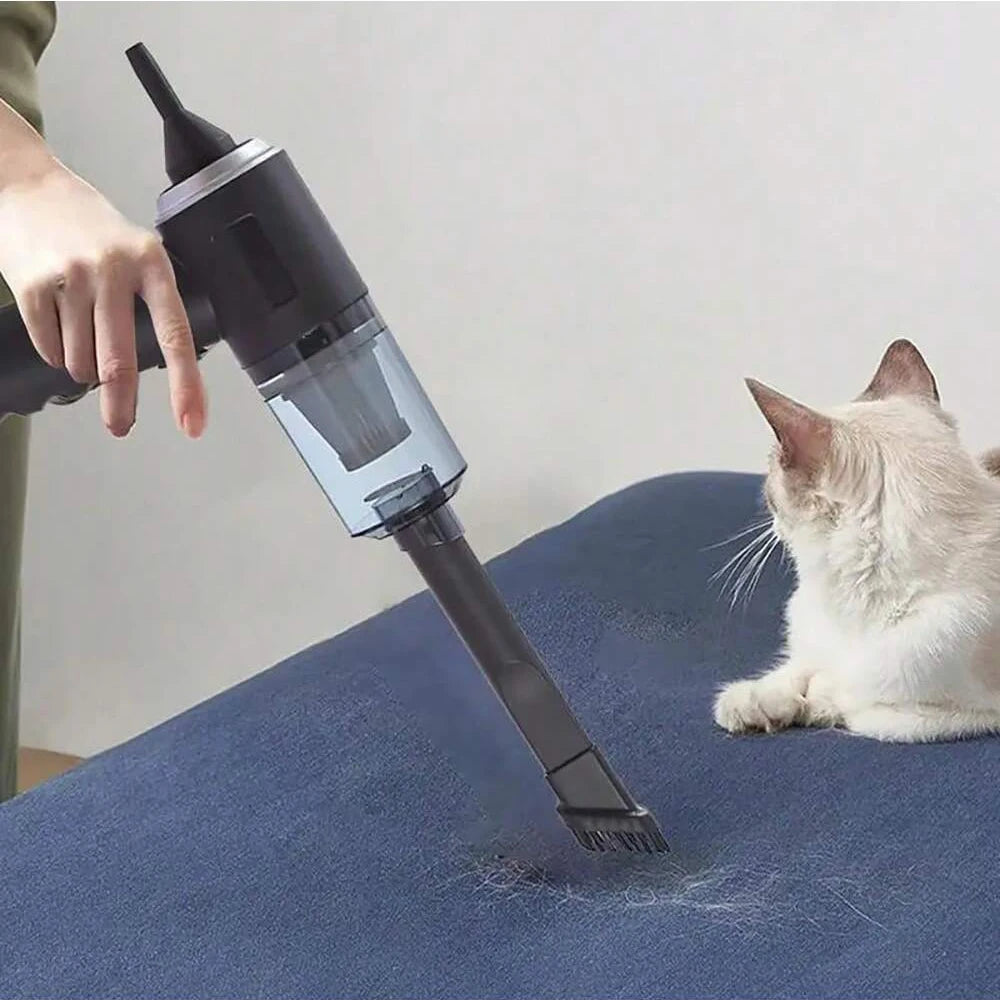 Cordless High-Power Car Vacuum Cleaner – USB Rechargeable