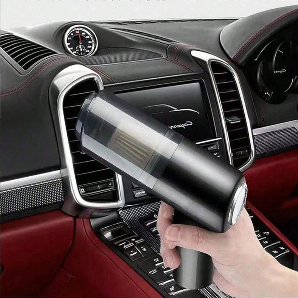 Cordless High-Power Car Vacuum Cleaner – USB Rechargeable