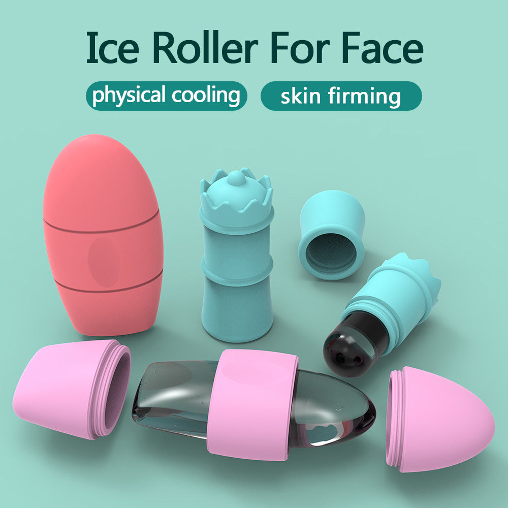Silicone Ice Roller for Face & Eyes – Skin Tightening, Puffiness & Dark Circle Remover