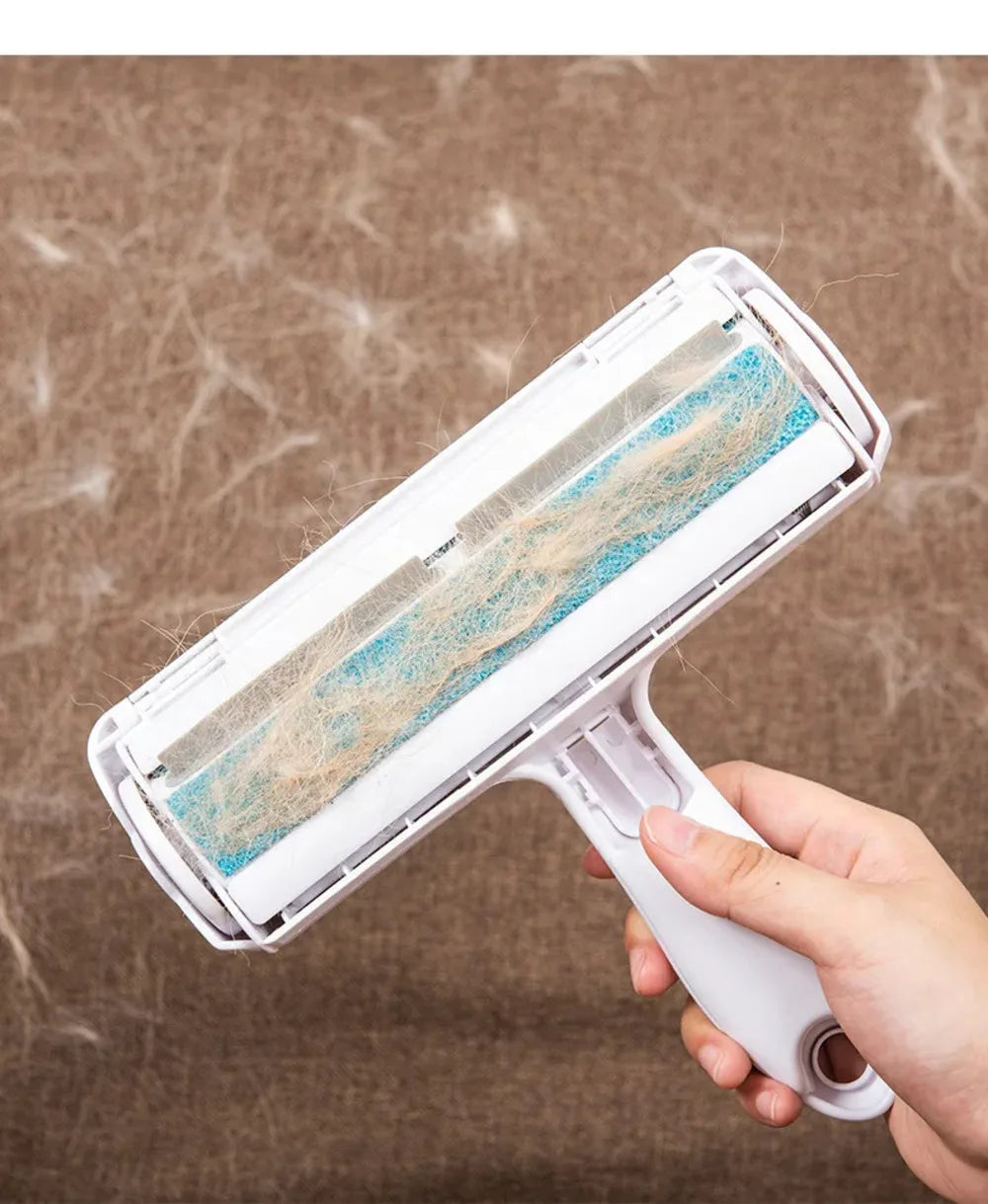 Reusable Pet Hair Remover Roller – Remove Dog & Cat Hair from Furniture in Seconds