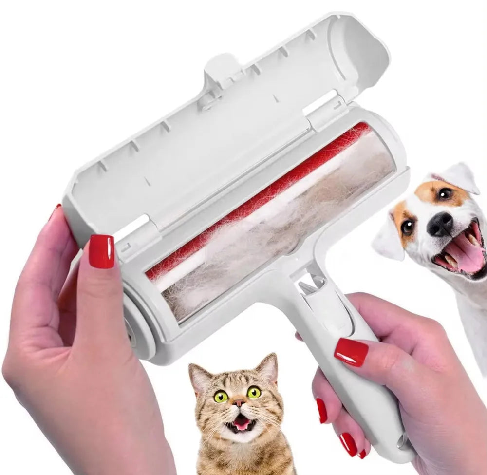 Reusable Pet Hair Remover Roller – Remove Dog & Cat Hair from Furniture in Seconds