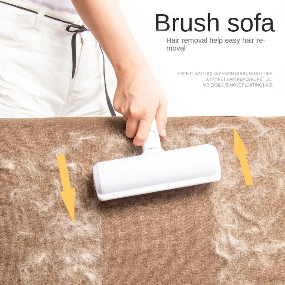 Reusable Pet Hair Remover Roller – Remove Dog & Cat Hair from Furniture in Seconds